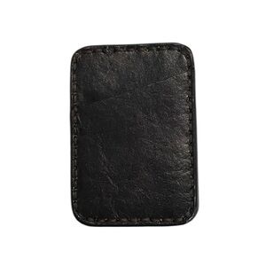New Real Leather Brown Card Holder